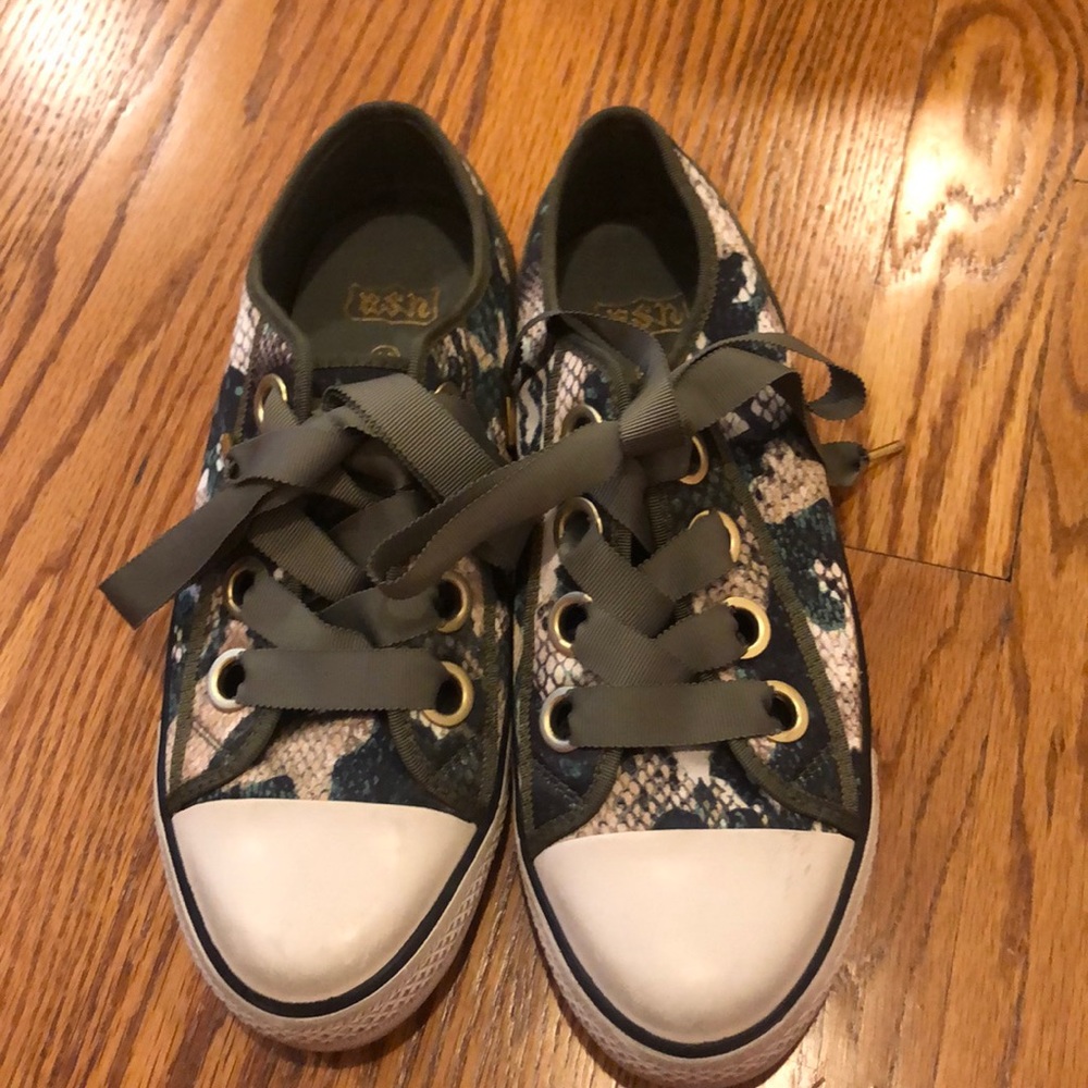 Ash snake print sneakers Sz 40